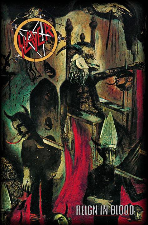 Actual product image Slayer Reign In Blood Polyester Poster
