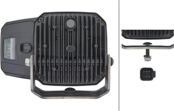 Actual product image Hella Left-hand headlight LED for HOLDER