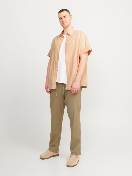Produktbild Jack & Jones Jjelinen Blend Shirt Ss Sn Pls (6XL)