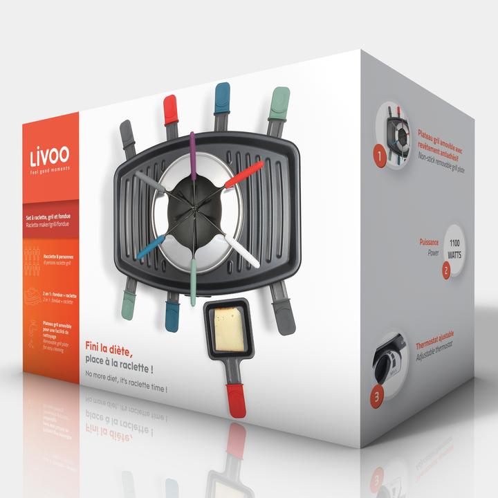 Immagine prodotto Livoo Raclette Fondue Grill