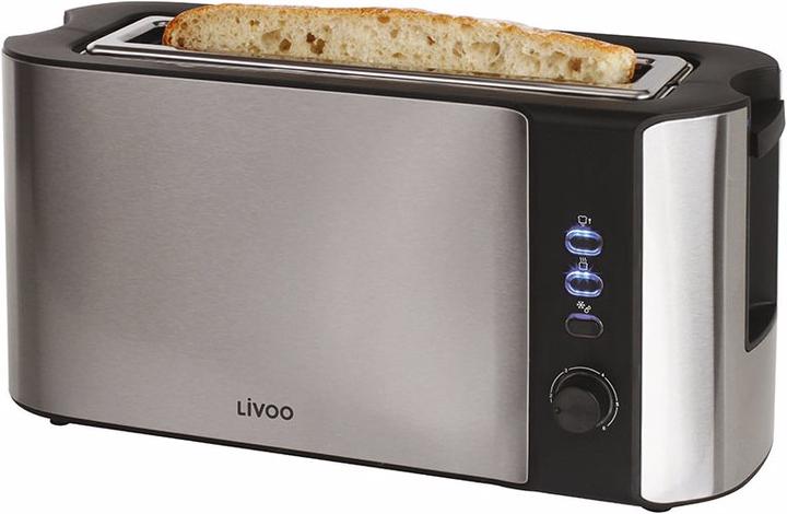 Produktbild Livoo Breitschlitz-Toaster aus Edelstahl
