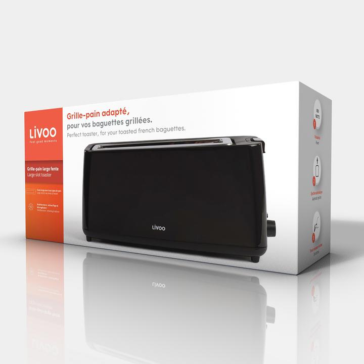 Productafbeelding Livoo Broodrooster met brede broodsleuf