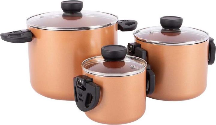 Actual product image Bo-Camp Bo -Camp - Industrial - Pan set - Slauson - Compact 3 - 3 -piece - Aluminum - Induction