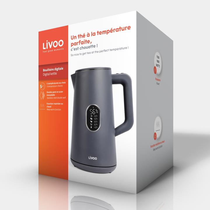 Produktbild Livoo Digitaler Wasserkocher (1.50 l)