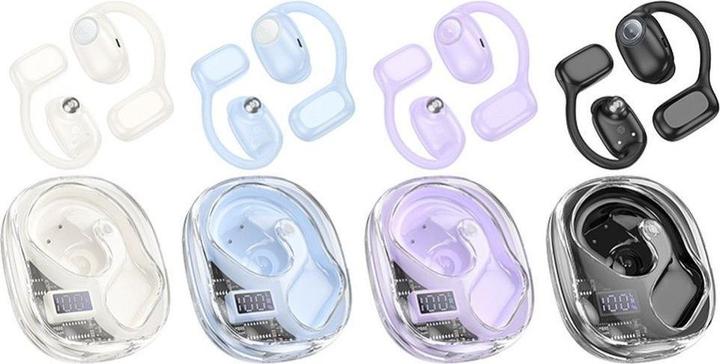 Actual product image Hoco Wireless headphones wireless earphones bluetooth TWS EA3 blue (7 h)