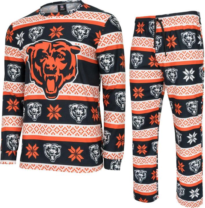 Produktbild Foco NFL Winter XMAS Pyjama Schlafanzug Chicago Bears - L (L)