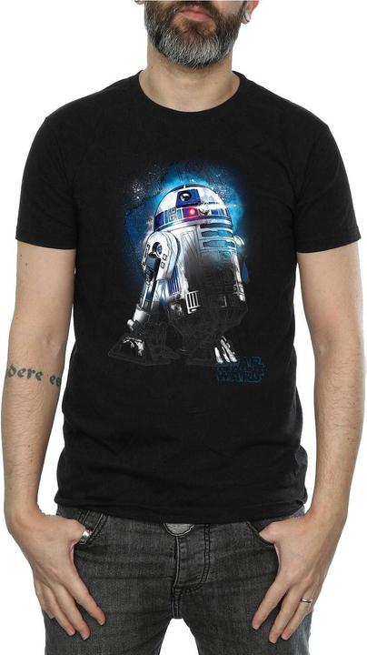Actual product image Star Wars Mens R2-D2 Brushed Cotton T-Shirt (3XL)