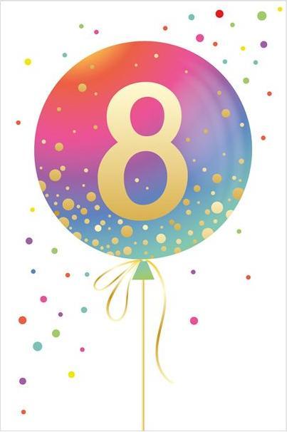 Produktbild Card Group Karte Geburtstag Ballon 8