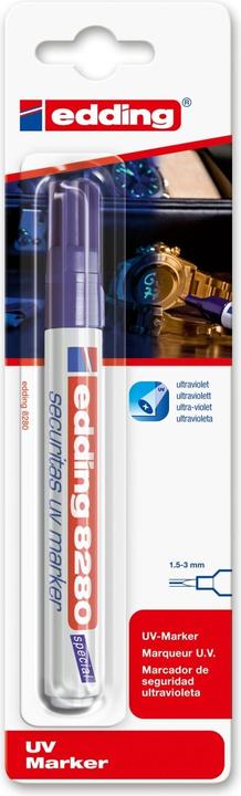 Actual product image Edding 8280 Securitas UV marker (White, Blue, 3 mm, 1 x)