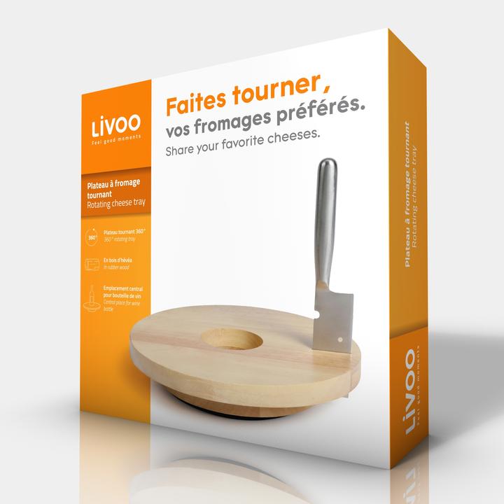 Produktbild Livoo Drehbare Käseplatte