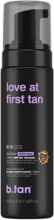 Actual product image SanDisk Love At First Tan Darker Fast Sunless Tanner Mousse 6.7 Fl Oz (Self tanning foam, 200 ml)