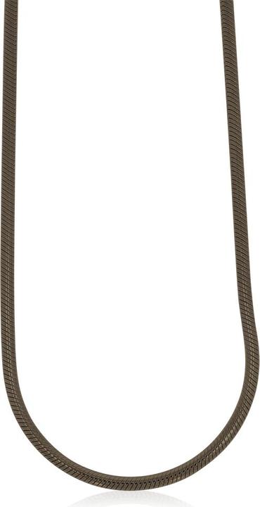 Produktbild Xen Schlangenkette 42 cm lang aus 925 Silber black Rhodium (925 Sterling Silber, 42 cm)