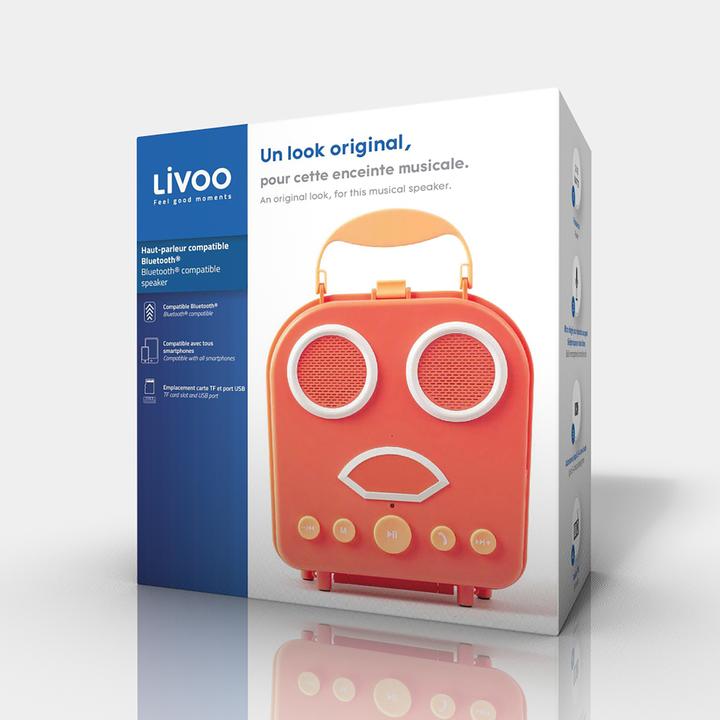 Immagine prodotto Livoo Altoparlante Bluetooth® compatibile (4 h, Batteria ricaricabile)