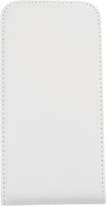 Produktbild OEM Slim leather Flip Case S5 Galaxy G900 - White (Samsung Galaxy S5)