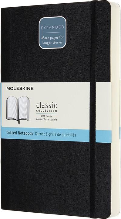 Image du produit Moleskine Carnet de notes classique (A5, Quadrillé, Couverture souple)