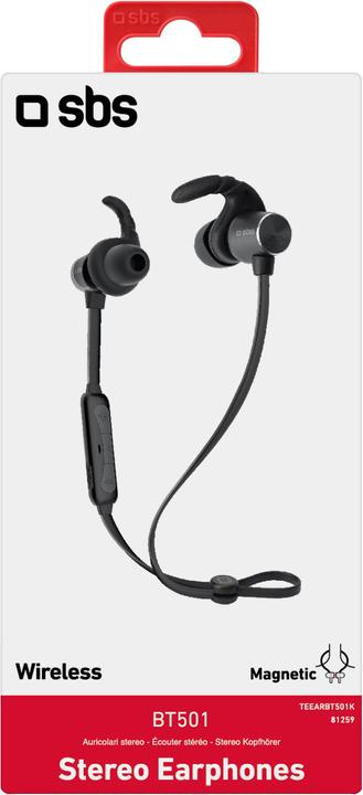 Actual product image SBS BT501 Wireless Magnetic Earphones (50 h, Wireless)