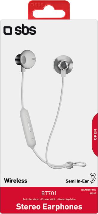 Produktbild SBS Drahtloser Kopfhörer aus Metall BT701 (50 h, Kabellos)