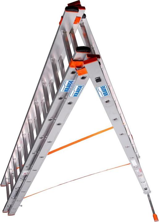 Actual product image Krause KRAU 129680 Tribilo Rungs Multipurpose Ladder Three-Piece 3x10 Rungs (Multi-purpose ladder, 4.90 cm)