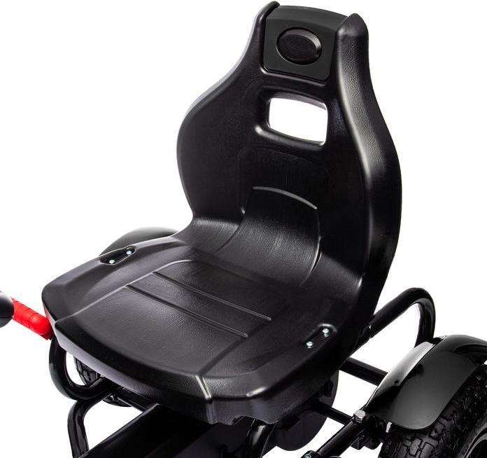 Image du produit Swisshandel24 GoKart, véhicule à pédales, voiture à pédales avec freins à main, véhicule pour enfants avec siège