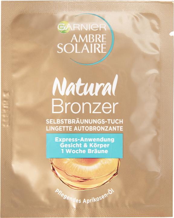 Garnier Ambre Solaire Natural Bronzer (Selbstbräunungstuch, 5.60 ml)