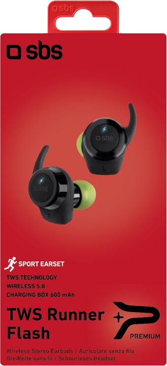 Image du produit SBS Ecouteurs sans fil TWS Runner Flash (4 h, Sans fil)