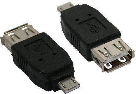 Produktbild InLine Micro-USB Adapter Micro-A Stecker an USB-A Buchse (USB 2.0)