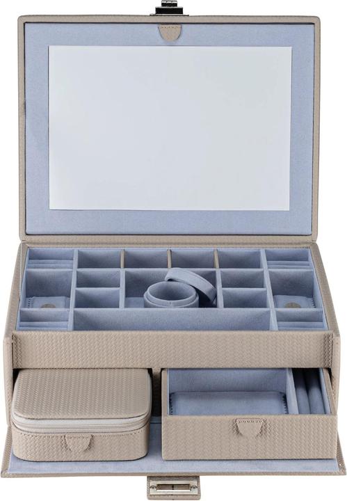 Image du produit Windrose 803954.07 - Boîte à bijoux L avec insert Corbello taupe