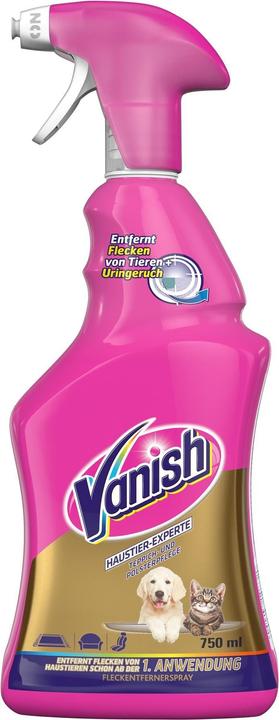 Vanish Expert en animaux domestiques Spray pour tapis