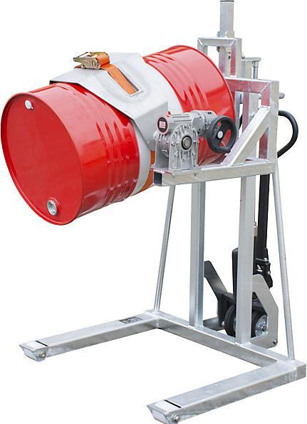 Actual product image Bauer Südlohn Drum lifter roller FHR 600 F, hot-dip galvanised (300 kg)