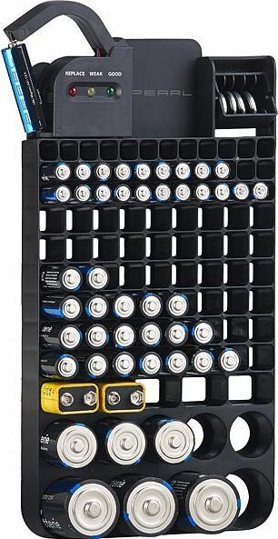 Produktbild Pearl Organizer für 110 Batterien mit Tester