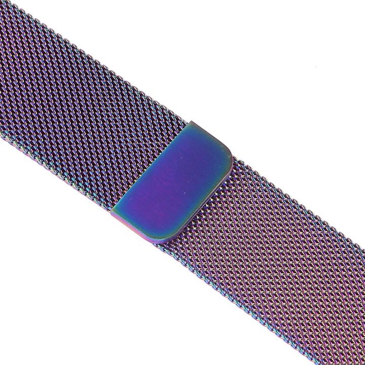 Actual product image Cover-Discount Apple Watch 42 / 44mm - Milanaise Stainless Steel Bracelet Rainbow (42 mm, 44 mm, Stainless steel, Apple Watch Series 1, Apple Watch Series 2, Apple Watch Series 3, Apple Watch Series 4, Apple Watch Series 5, Apple Watch Series 6, Apple Watch SE)