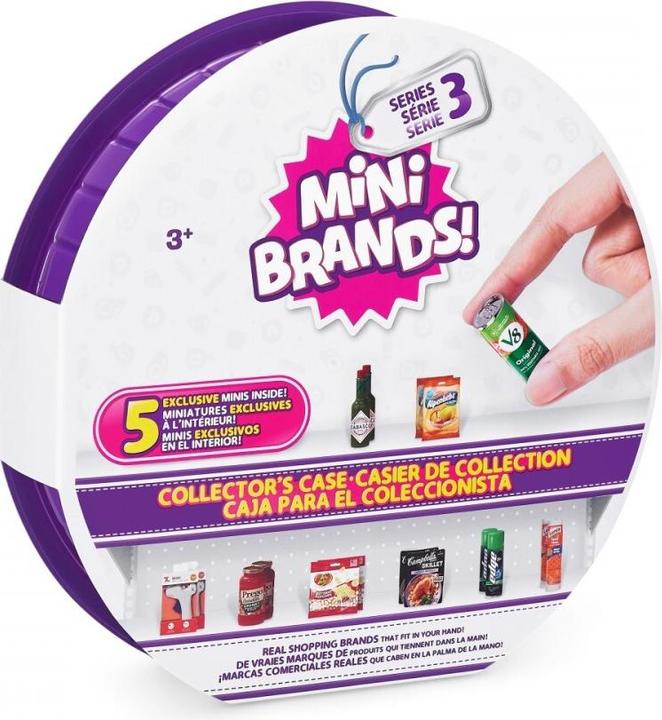 Actual product image 5 Surprise Foodie Foodie Mini Brands Series 2 collector's case