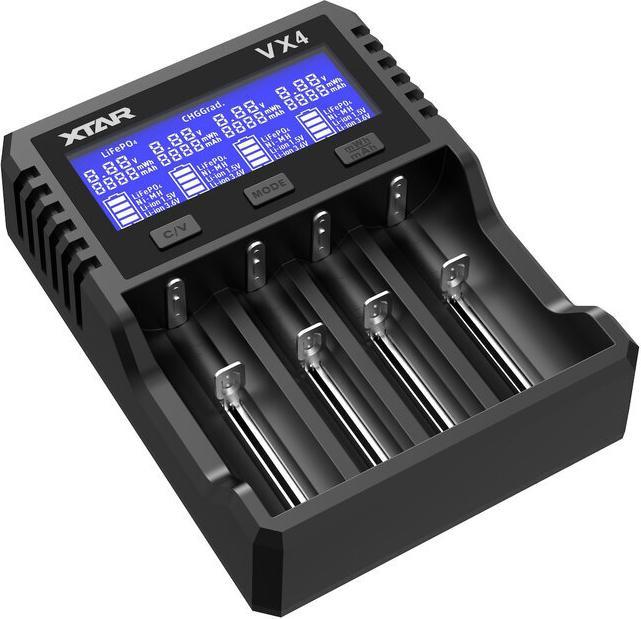 Produktbild Xtar Ladegerät für 18650 Akkus VX4 SET (Ladegerät inkl. Akku)