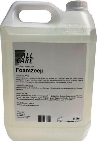 Markenlos Schiuma di sapone Eco 5 litri bianco (Ricarica, 5000 ml)