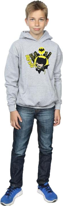 Actual product image Boys Chibi Batman Swinging Hoodie (152, 158)