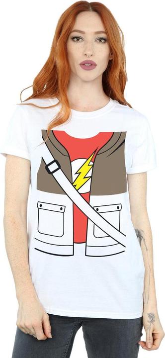 Produktbild Big Bang Theory Sheldon Cooper Kostüm Baumwolle Boyfriend TShirt (L)