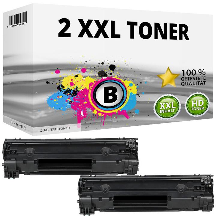 Immagine prodotto Druckfuxx 2x XXL Toner für HP LaserJet M12 M12a M12w M26 M26nw M26a 79A CF279A P