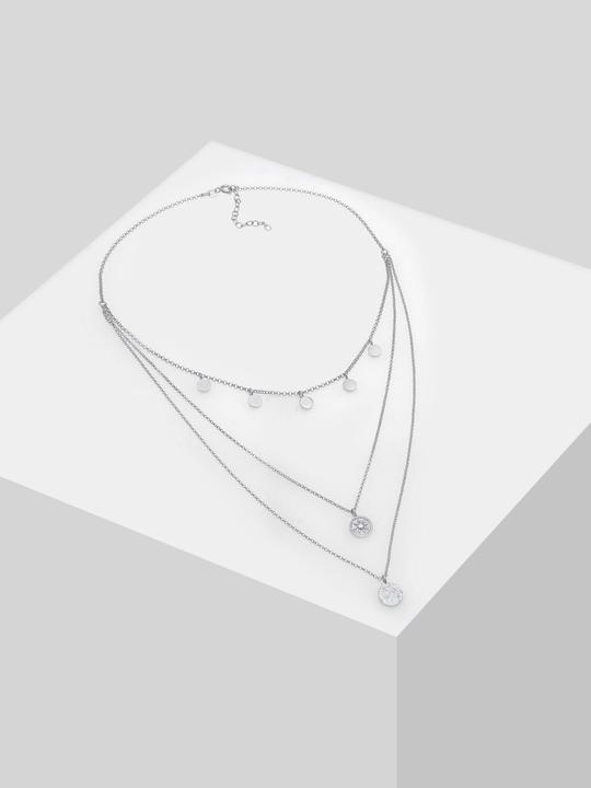 Actual product image Elli Choker Layer Kreis (925 Silver, 36 cm)