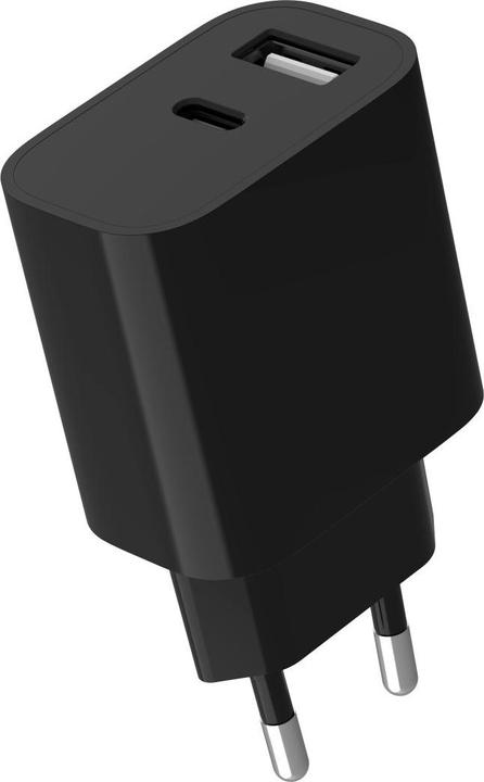 Produktbild Gembird Chargeur secteur - 1x USB-C + 1x USB-A 12W (Noir) (12 W)