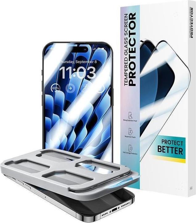 Benks iPhone 15 Plus AR Shield Antireflective Bulletproof Glass (1 Piece, Apple iPhone 15 Plus)