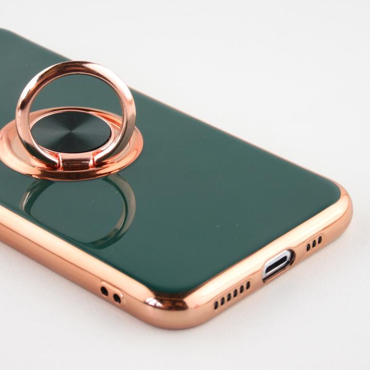 Actual product image PhoneLook Cover rubber bronze with ring (Apple iPhone 7 Plus)