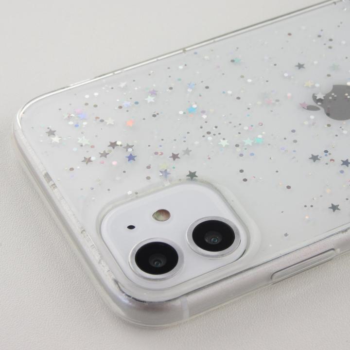 Image du produit PhoneLook Coque Gel paillettes argentées avec anneau (Apple iPhone 13 Pro)
