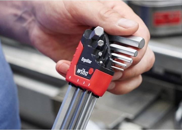 Produktbild Wiha Stiftschlüssel Set im ErgoStar Halter 9tlg Innensechskant Schlüssel Sechskantschlüssel