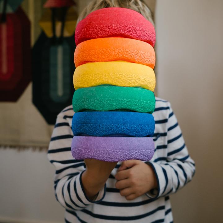 Actual product image Stapelstein ® MINI Rainbow Classic 6 (6 Stk.)