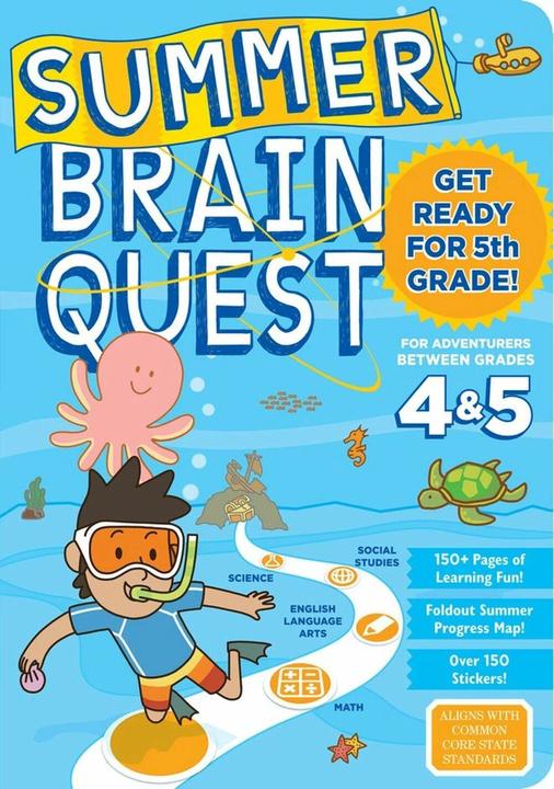 Produktbild Summer Brain Quest: Between Grades 4 & 5 (Englisch, Claire, Workman Publishing Heos, Bridget Piddock, 2017)