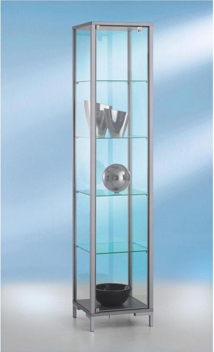 kaiserkraft LINK Säulenvitrine (40 x 40 x 186 cm)