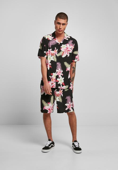 Produktbild Urban Classics Viscose AOP Resort Shirt (S)