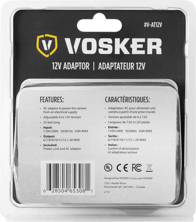 Actual product image Vosker Battery cable power adapter / converter V AT12V