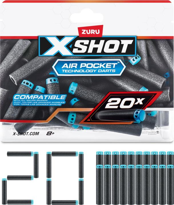 Productafbeelding Xshot X-Shot Excel 20PK navulpijlen Foliezakje