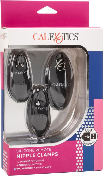Actual product image CalExotics Nipple clamps with remote control